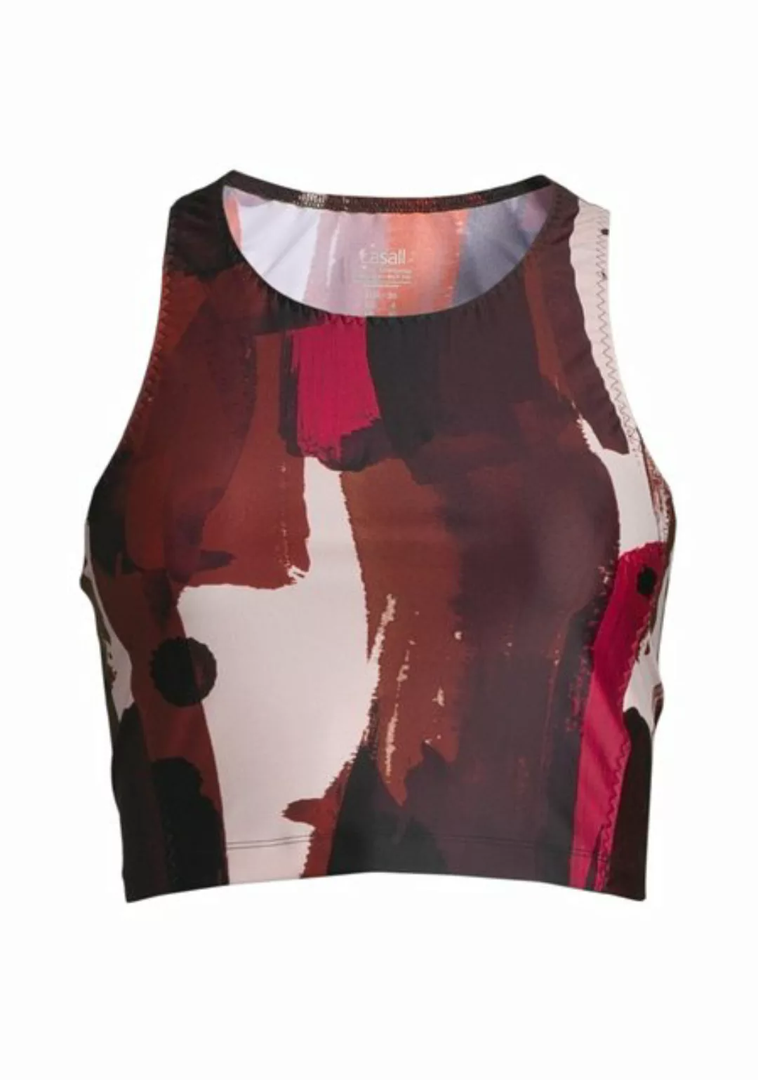 Casall Tanktop Paint Printed Crop Top Painted Red günstig online kaufen