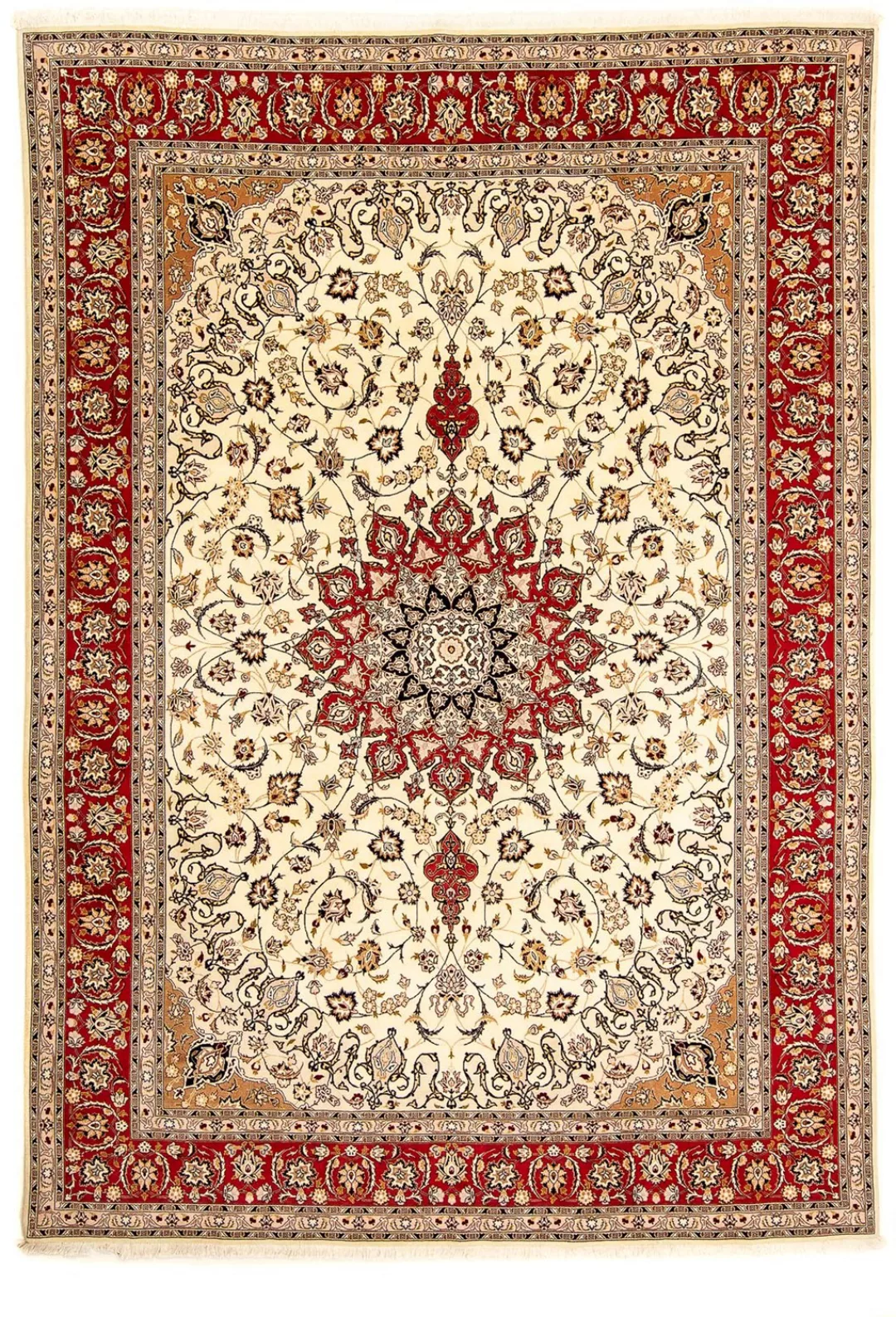 morgenland Orientteppich »Perser - Täbriz - Royal - 348 x 254 cm - beige«, günstig online kaufen