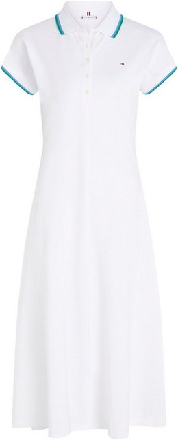 Tommy Hilfiger Polokleid F&F STP SLV KNEE POLO DRESS mit kontrastfarbenen E günstig online kaufen