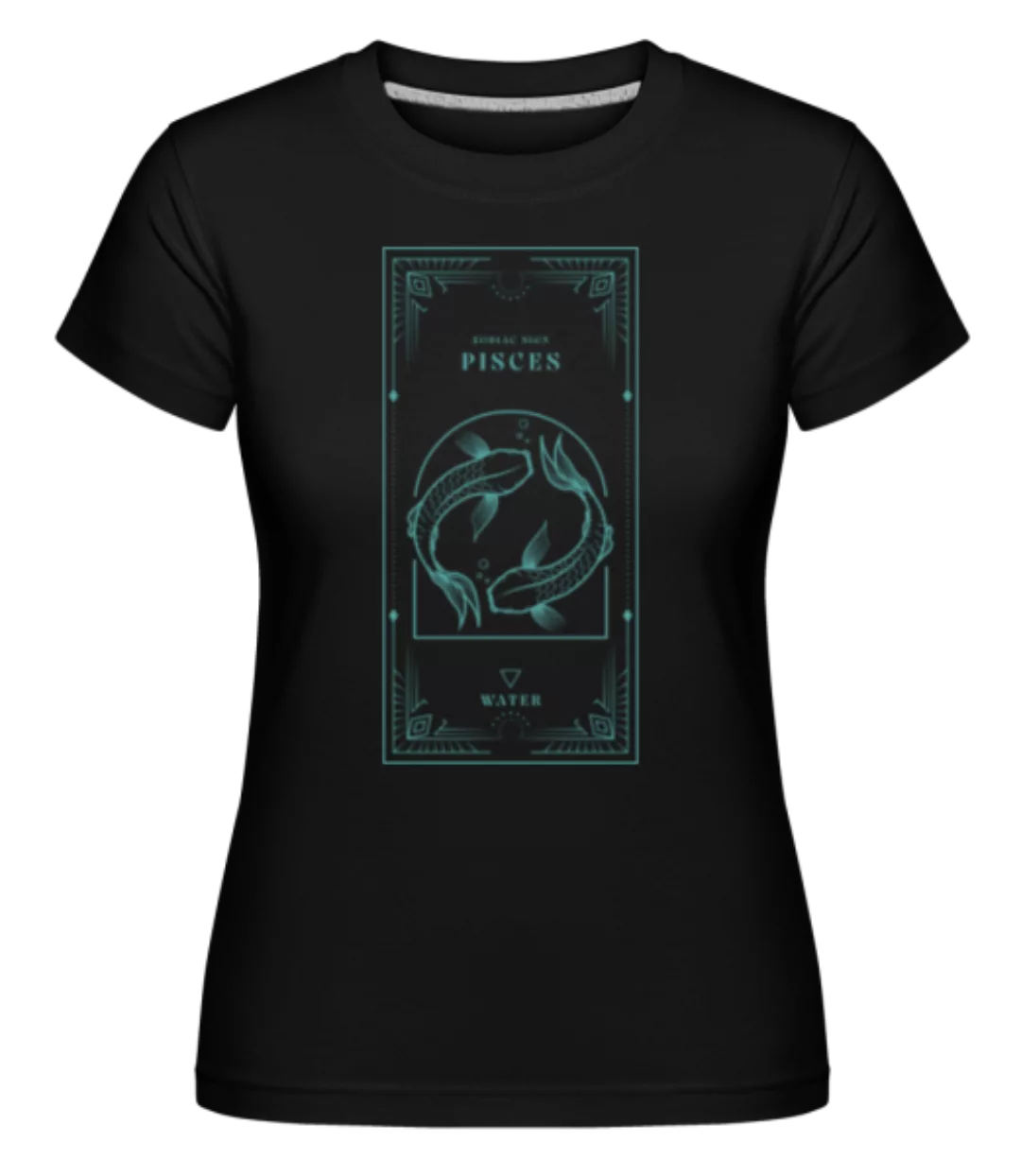 Art Deco Zodiac Sign Pisces · Shirtinator Frauen T-Shirt günstig online kaufen