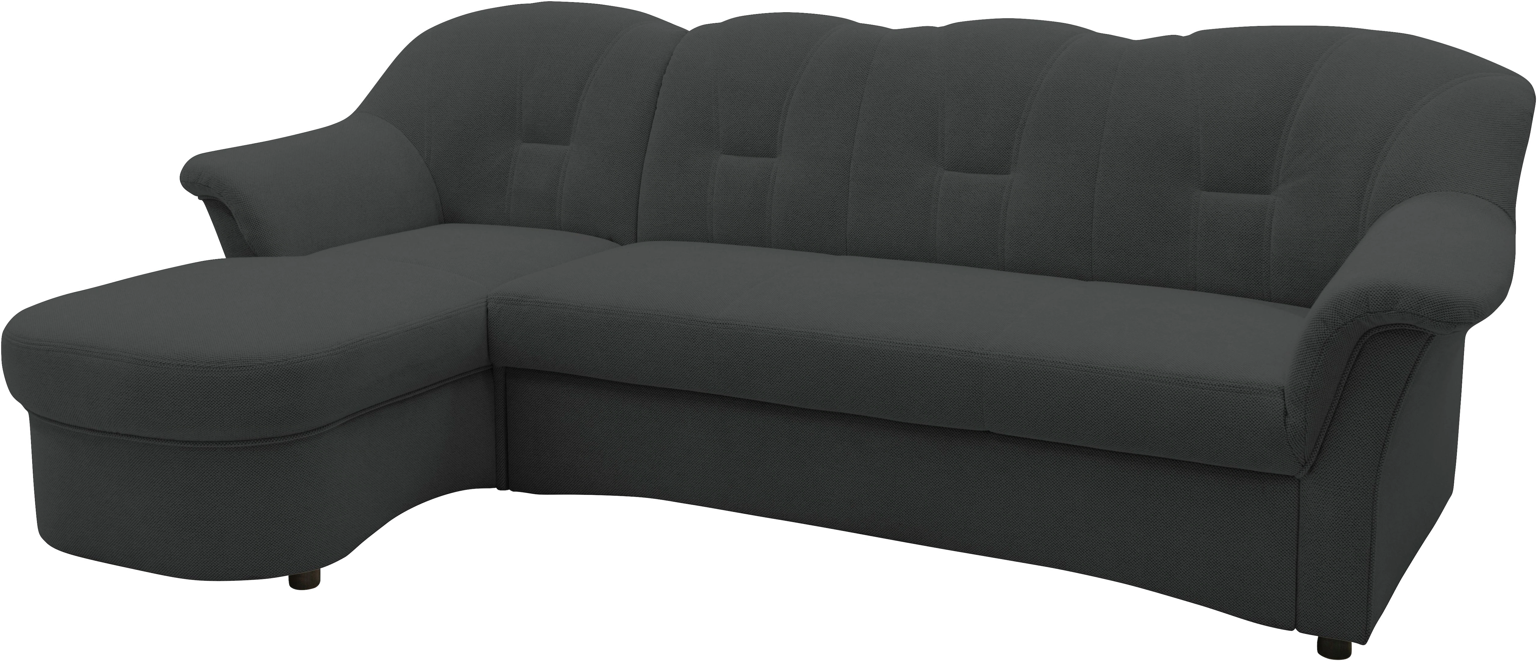 DOMO collection Ecksofa "Flores Schlafsofa, B/T/H: 233/142/86 cm, L-Form", günstig online kaufen