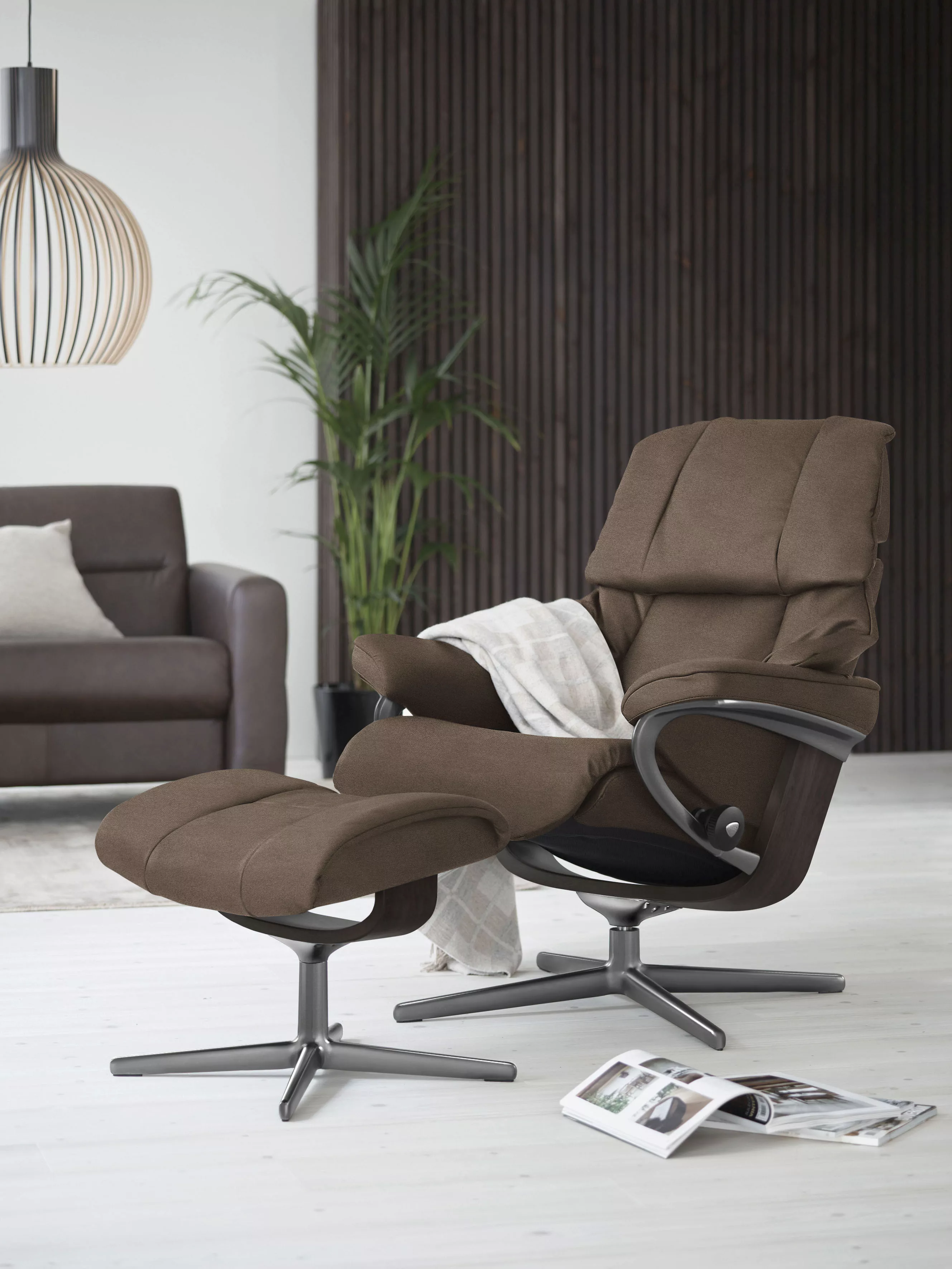 Stressless® Relaxsessel »Reno«, (Set, Relaxsessel mit Hocker), mit Hocker, günstig online kaufen