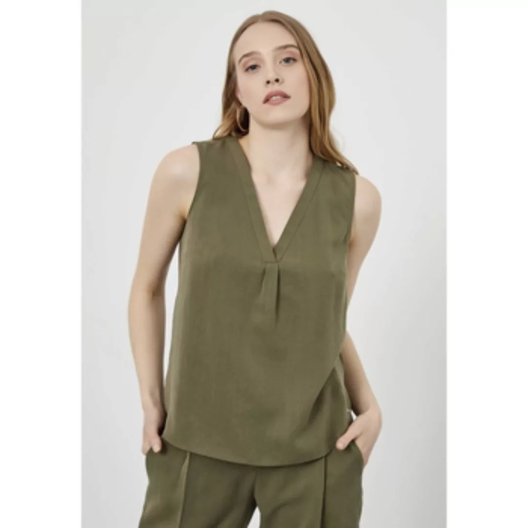 Just Like You  Blusen Sleeveless V-Neck Blouse günstig online kaufen