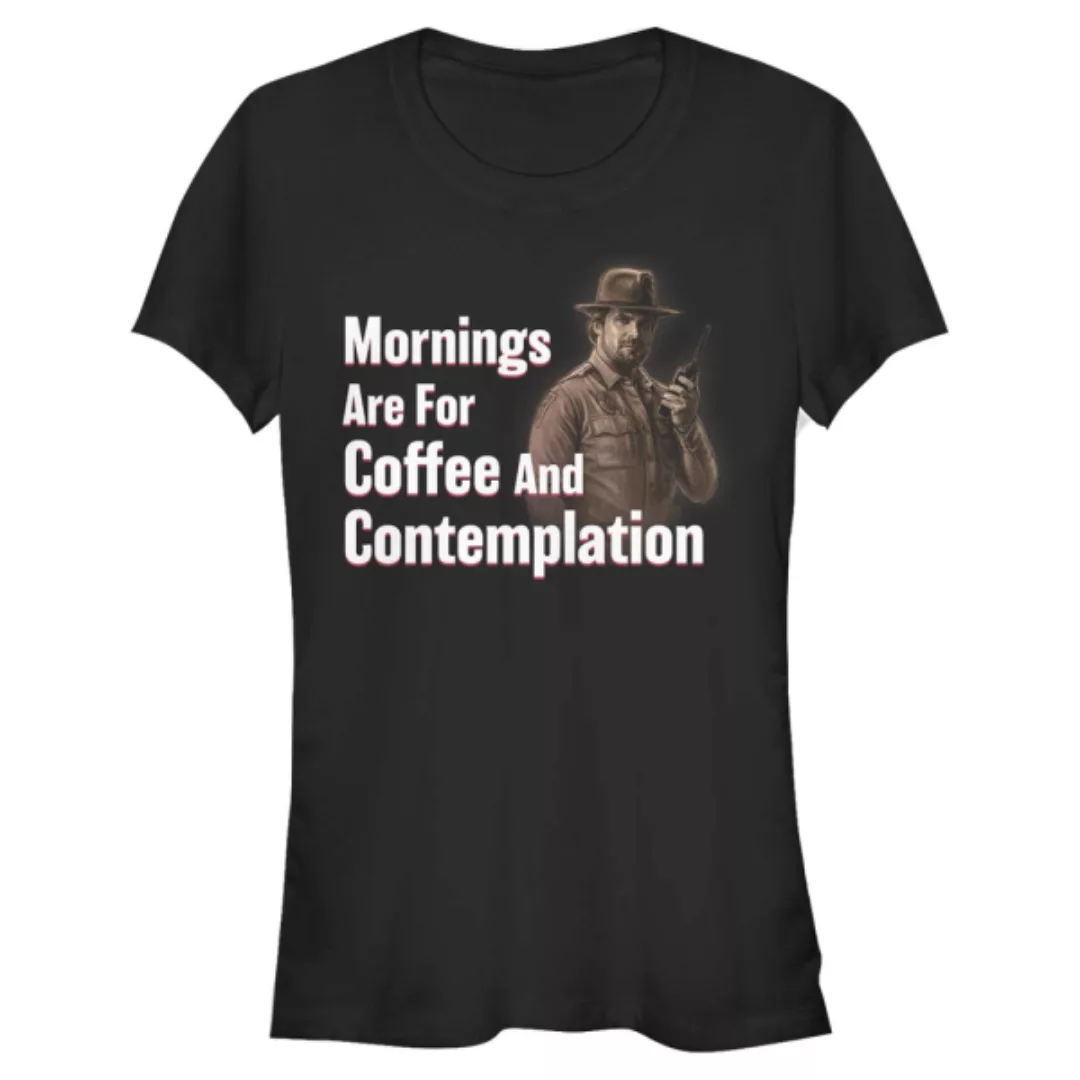 Netflix - Stranger Things - Hopper Coffee and Contemplation - Frauen T-Shir günstig online kaufen