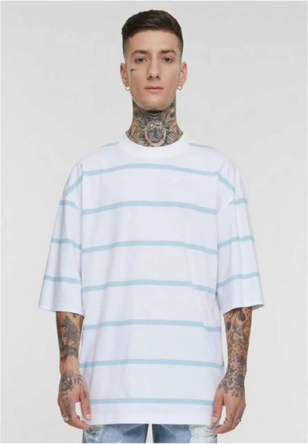 URBAN CLASSICS T-Shirt Oversized Sleeve Modern Stripe Tee günstig online kaufen