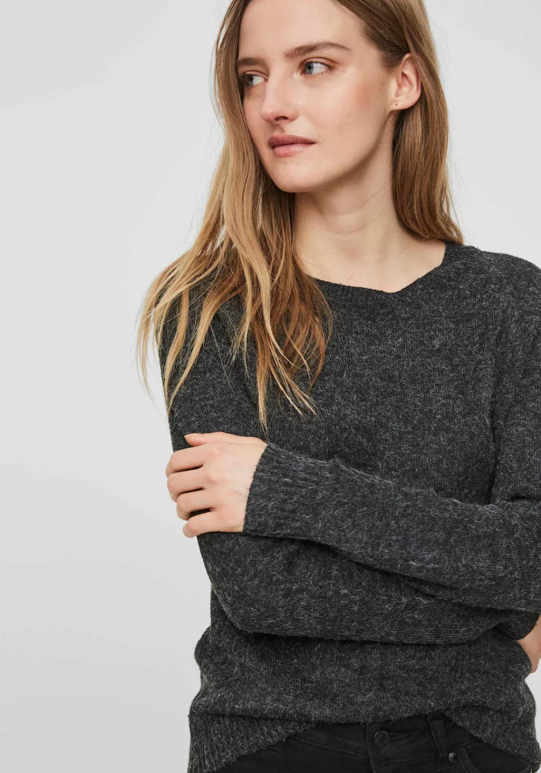 Vero Moda Damen Pullover VMDOFFY LS O-NECK günstig online kaufen