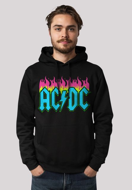 F4NT4STIC Kapuzenpullover ACDC Neon Flames Premium Qualität günstig online kaufen