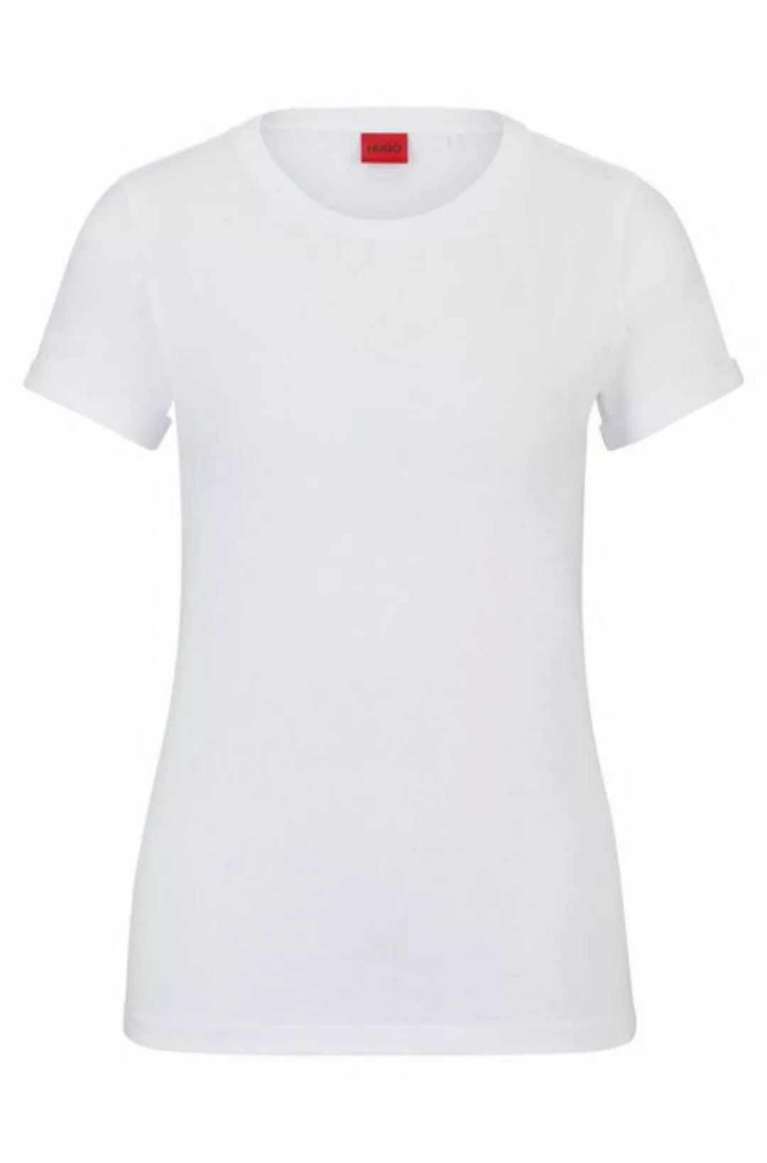 HUGO T-Shirt The Plain Tee 10209413 01, White günstig online kaufen