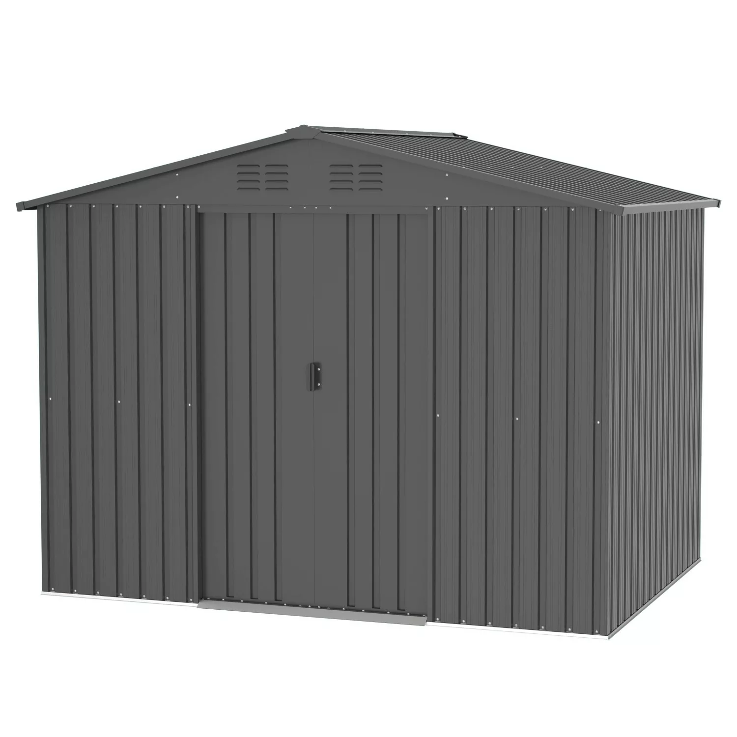 Tepro Metallgerätehaus Flex Shed X-Large 253 cm x 192 cm x 181 cm Anthrazit günstig online kaufen