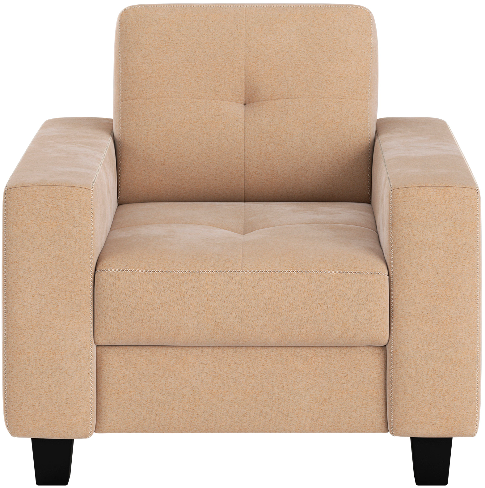Places of Style Sessel »Varese«, Kreuznaht in beige günstig online kaufen