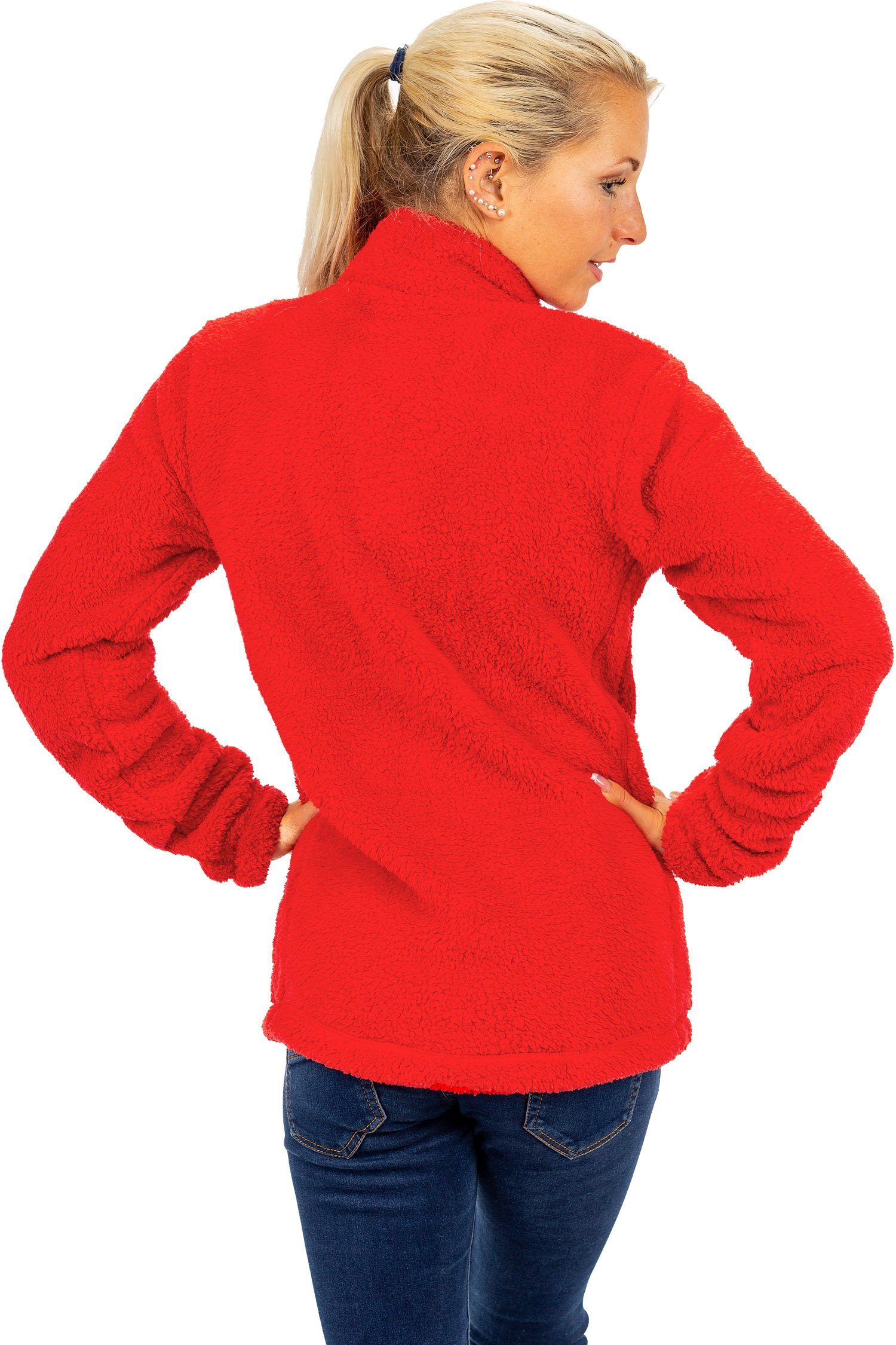 Reichstadt Fleecejacke Kuschelige Flauschige Jacke 22RSW002 günstig online kaufen