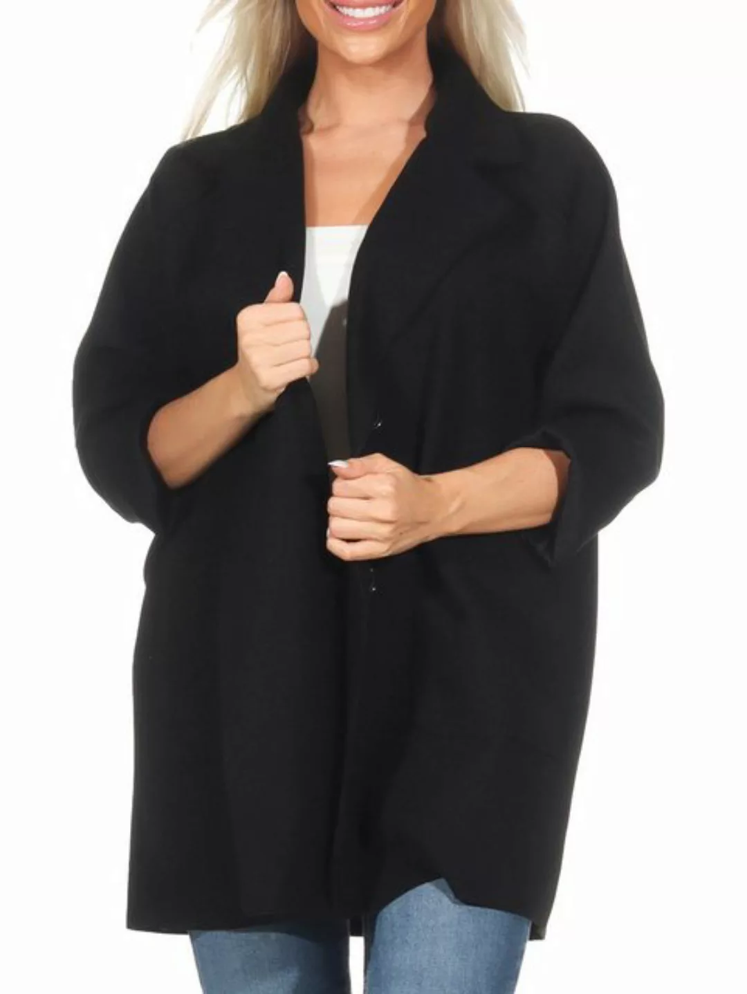 simaranda Kurzjacke Damen Mantel 5590 38-44 Schwarz günstig online kaufen