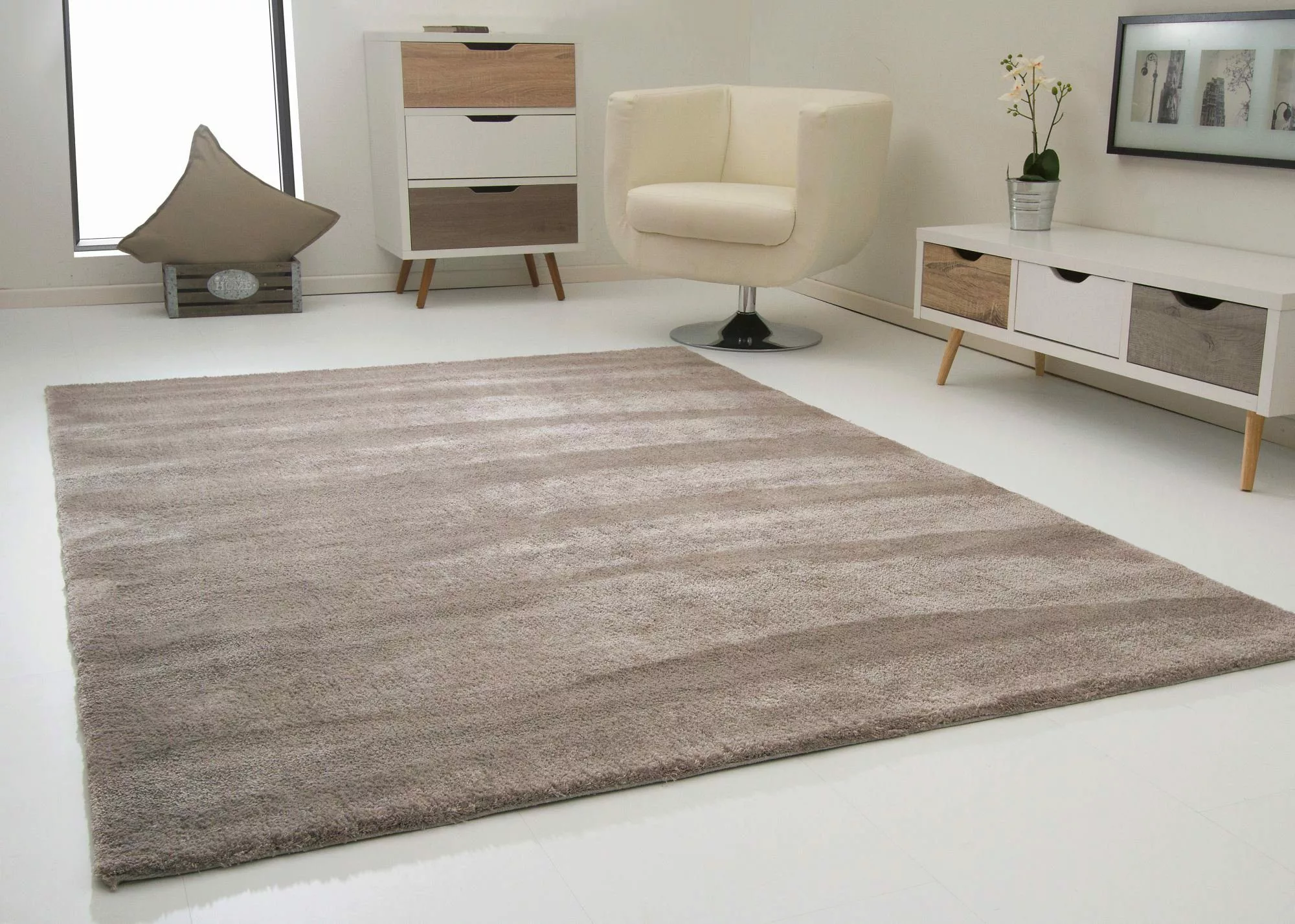 Steffensmeier Teppich Nicki, Rechteckig, Kurzflor Teppich, günstig online kaufen
