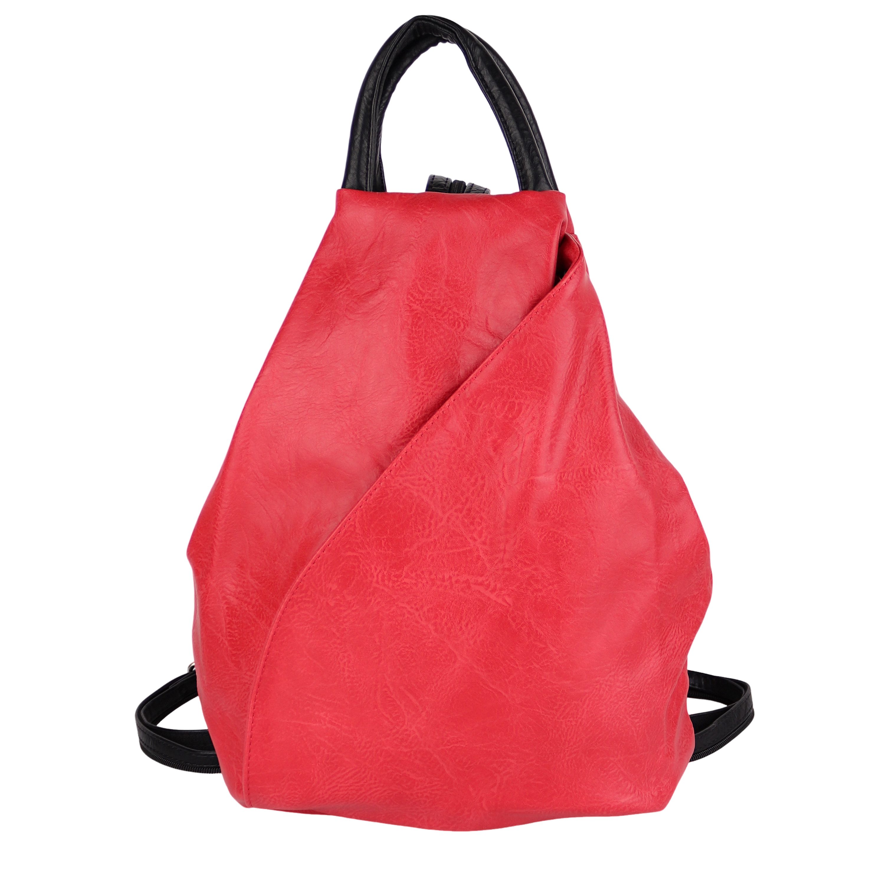 MIRROSI Tagesrucksack Damen Rucksack aus Kunstleder günstig online kaufen