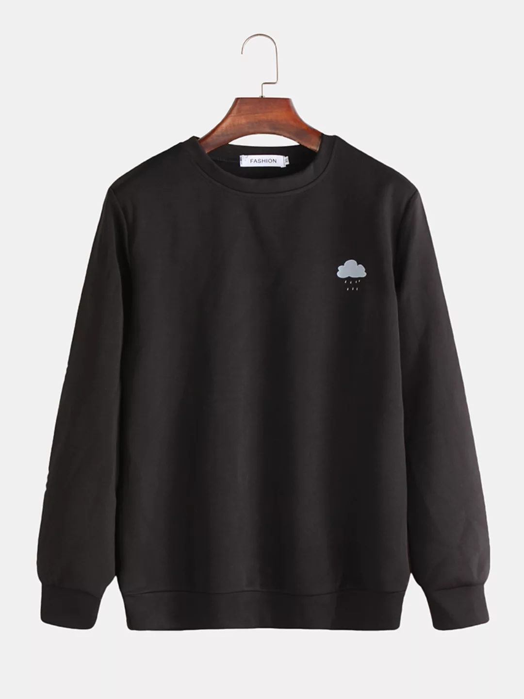 Herren Moon Sun Cloud Lightning Print Lustiges Sweatshirt günstig online kaufen