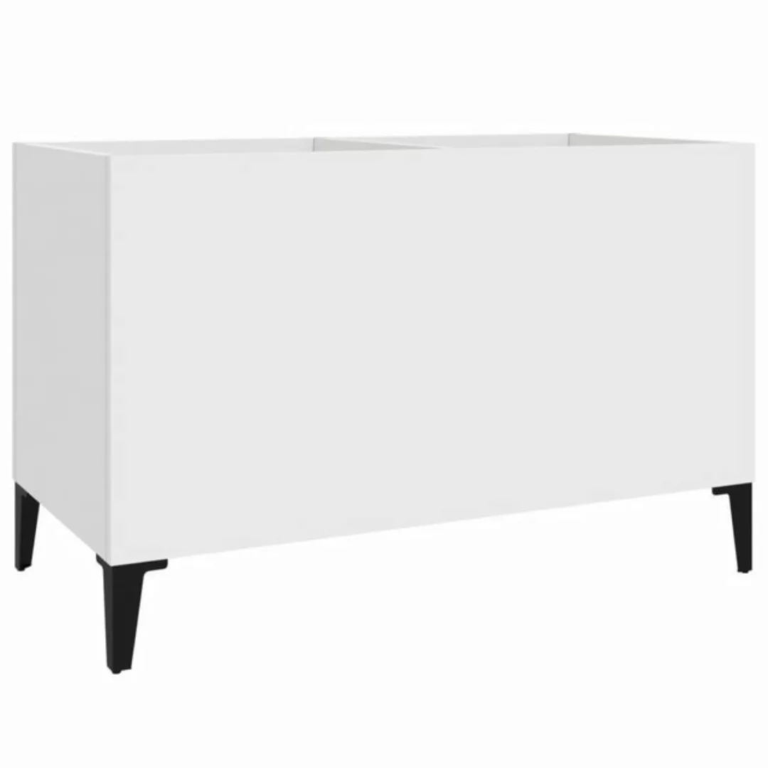 vidaXL Beistellschrank Plattenschrank Weiß 74,5x38x48 cm Holzwerkstoff günstig online kaufen