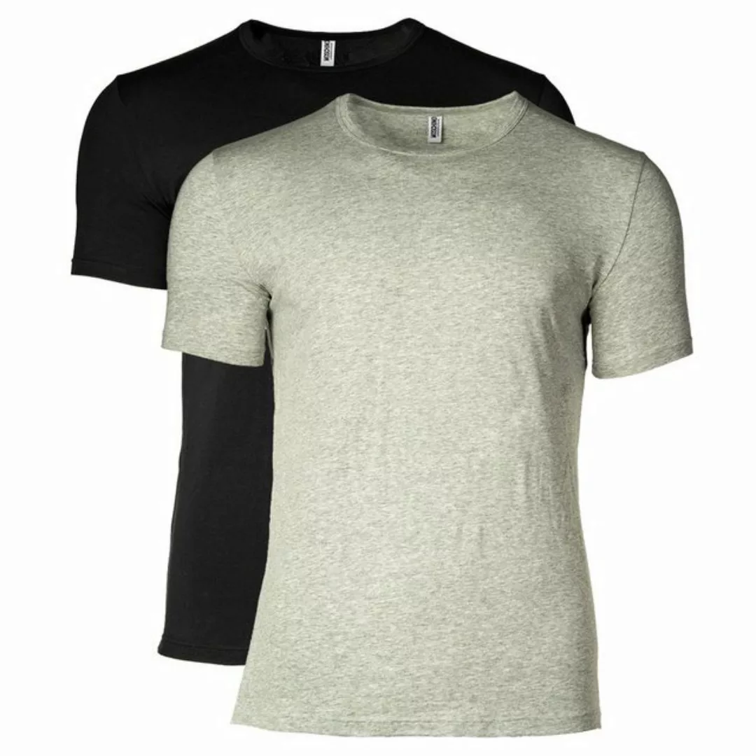 Moschino T-Shirt Herren T-Shirt 2er Pack - Crew Neck, Rundhals, (Packung, 2 günstig online kaufen