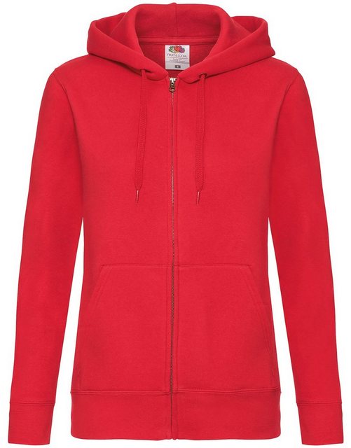 Fruit of the Loom Sweatjacke Premium Hooded Sweat Jacket Lady-Fit günstig online kaufen