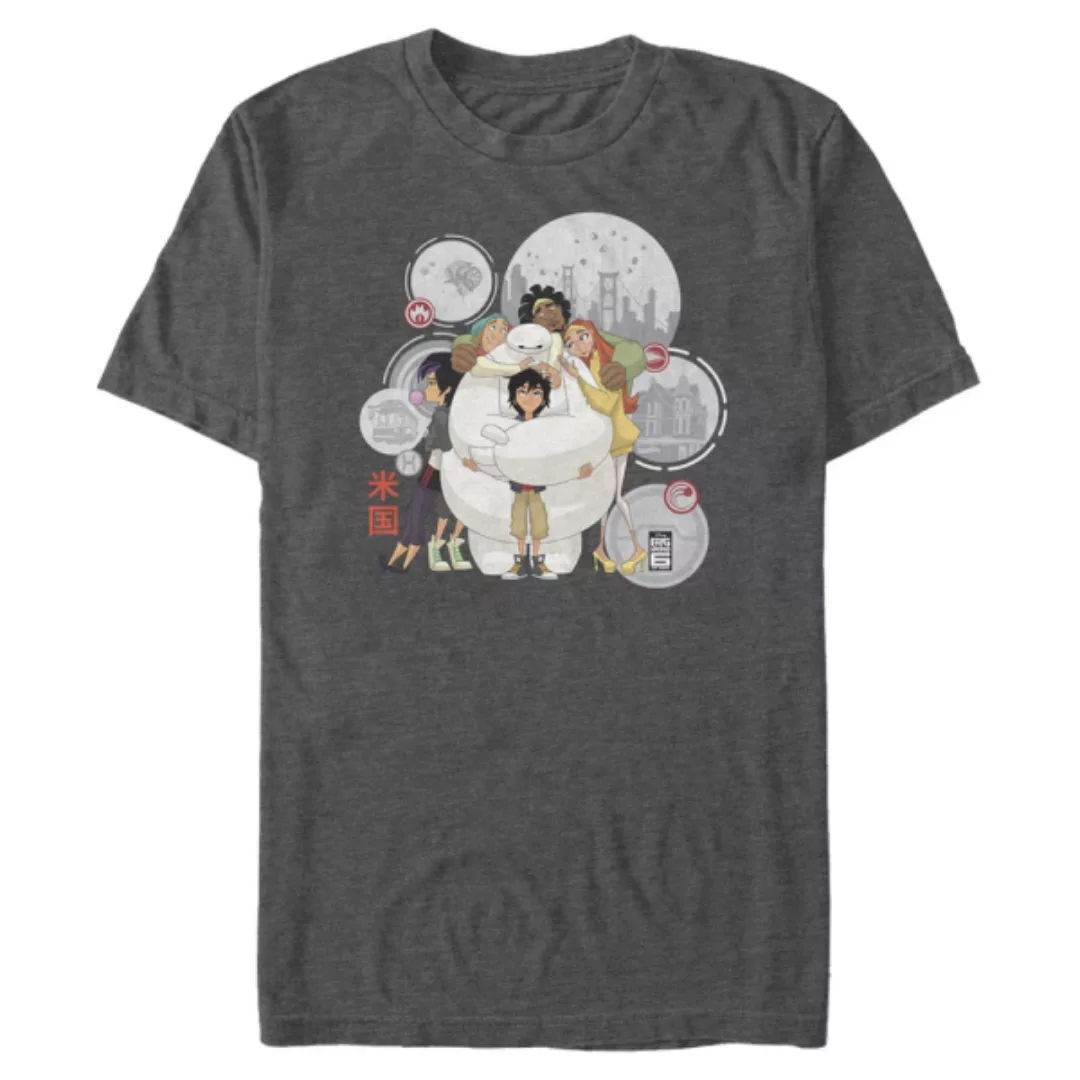 Pixar - Baymax - Gruppe Baymax Hugs - Männer T-Shirt günstig online kaufen