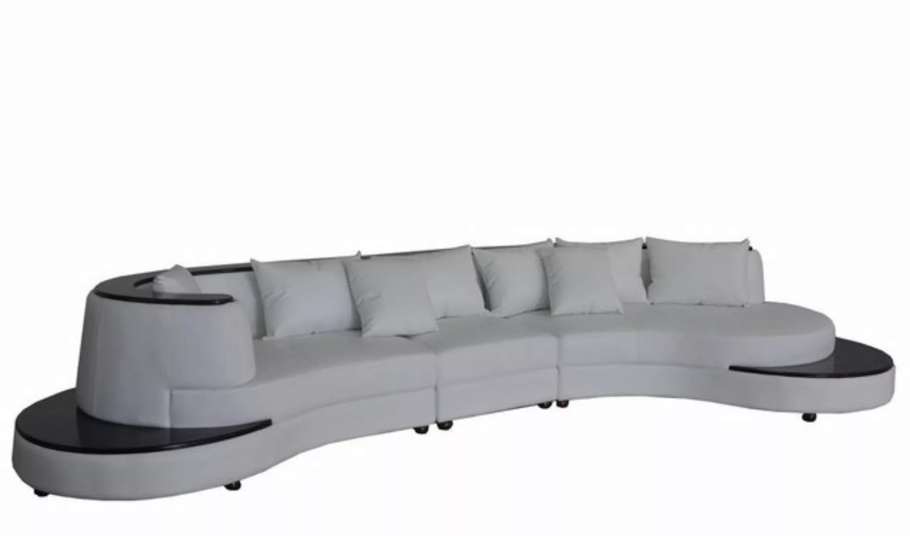 Xlmoebel Sofa Hochwertiges Ecksofa aus Leder in XXL-Größe mit U-Form und gr günstig online kaufen