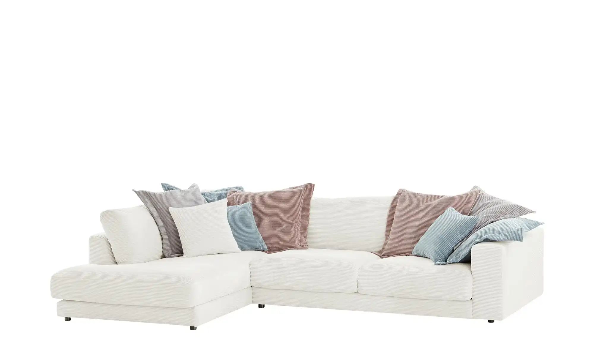 Jette Home Ecksofa Cord Sila ¦ weiß ¦ Maße (cm): B: 325 H: 85 T: 224 Polste günstig online kaufen