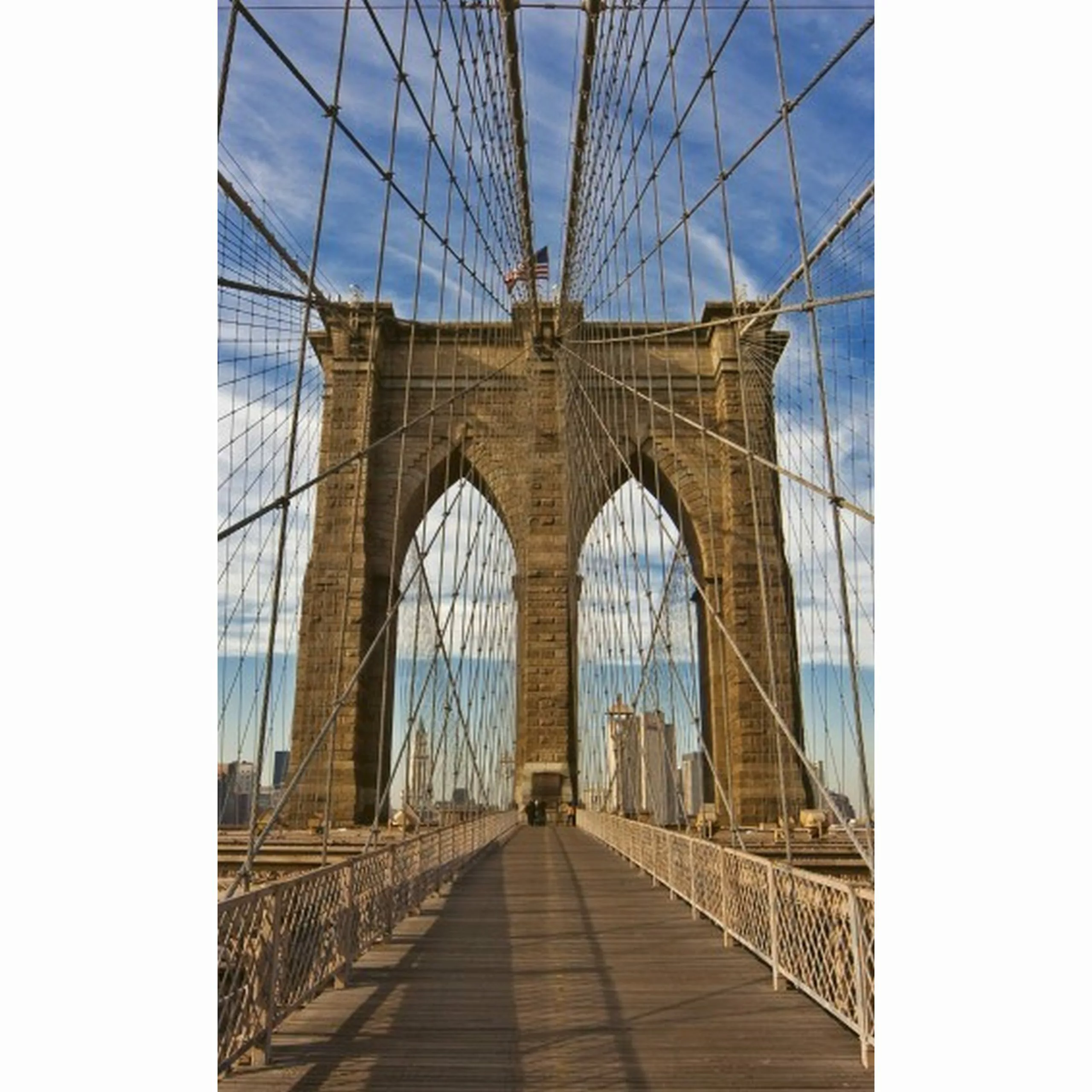 Fototapete BROOKLYN BRIDGE | MS-2-0005 | Braun | Digitaldruck auf Vliesträg günstig online kaufen