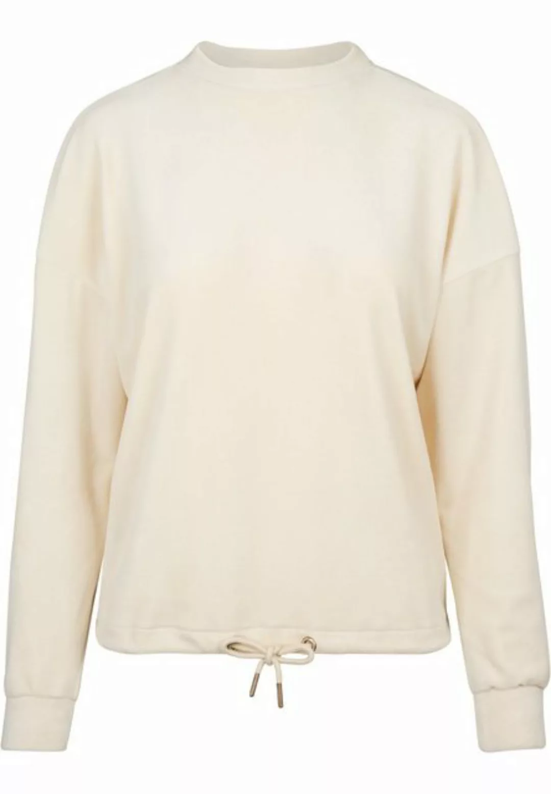 URBAN CLASSICS Sweatshirt Urban Classics Damen Ladies Oversized Velvet Crew günstig online kaufen