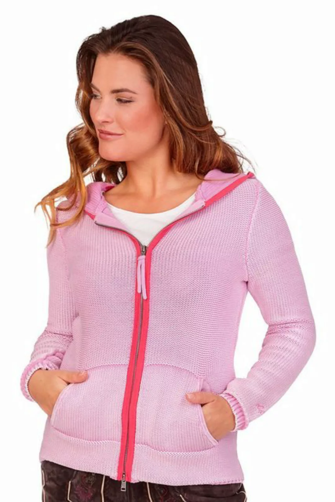 Lieblingsstück Trachtenstrickjacke Strickjacke Damen - ZAKI - rosa günstig online kaufen