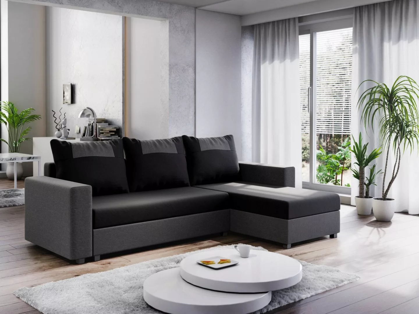 ALTDECOR Ecksofa STARI-BIS, Couch mit Schlaffunktion, Wohnzimmer - Wohnland günstig online kaufen