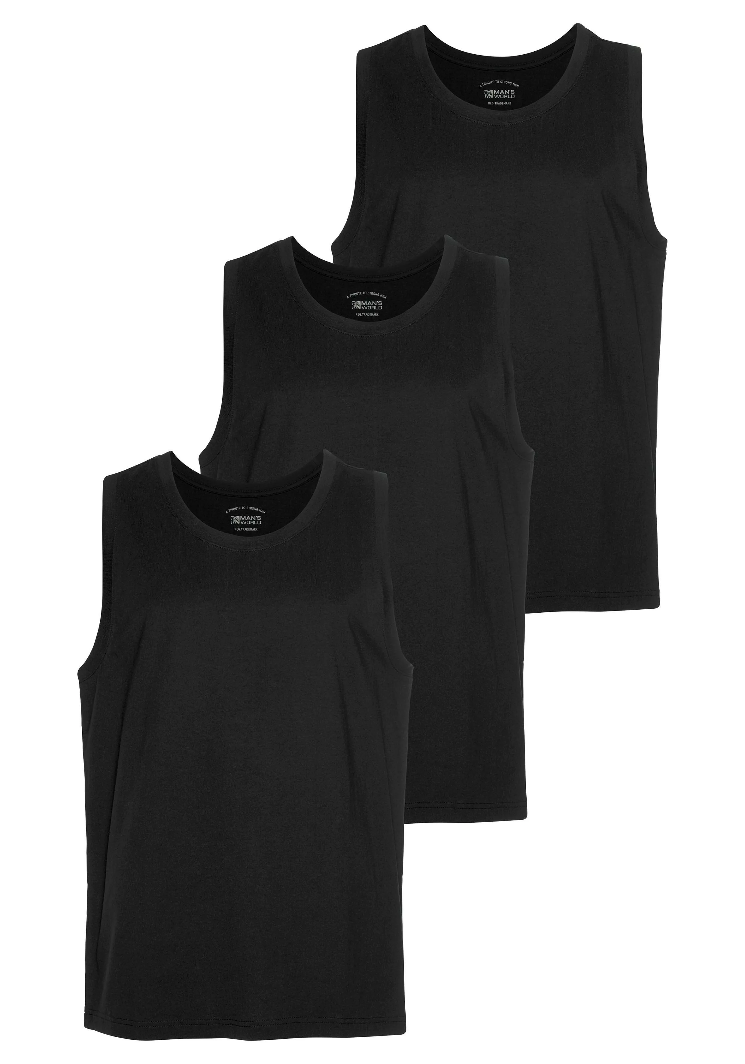 Man's World Muscleshirt (Packung, 3-tlg., 3er-Pack) günstig online kaufen