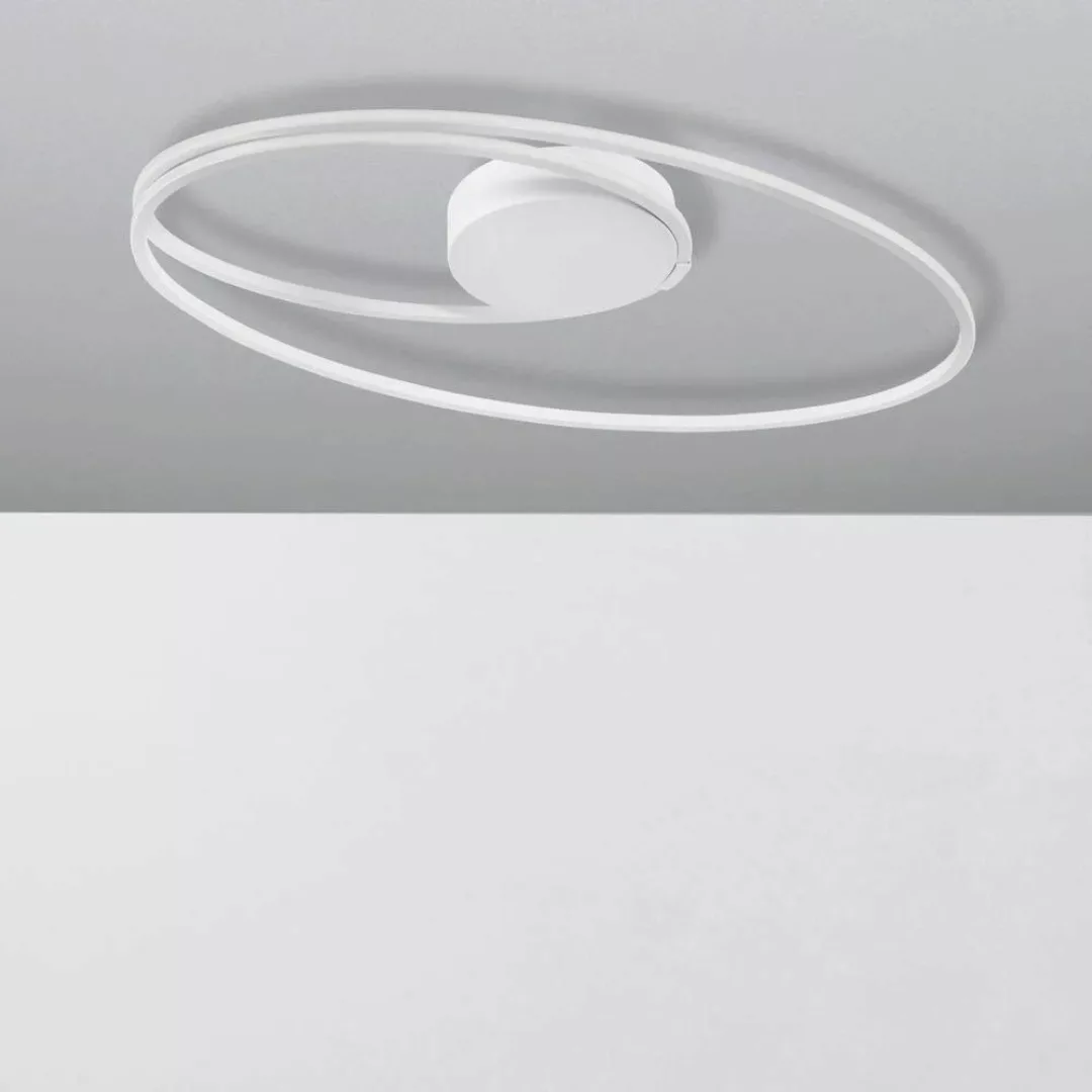 LED Deckenleuchte Viareggio in Weiß 28W 1950lm günstig online kaufen