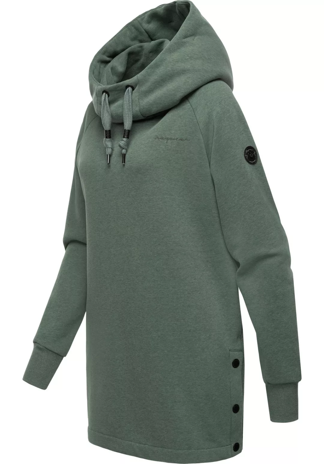 Ragwear Kapuzenpullover "Rowenna", Langer Damen Hoodie mit hohem Schalkrage günstig online kaufen