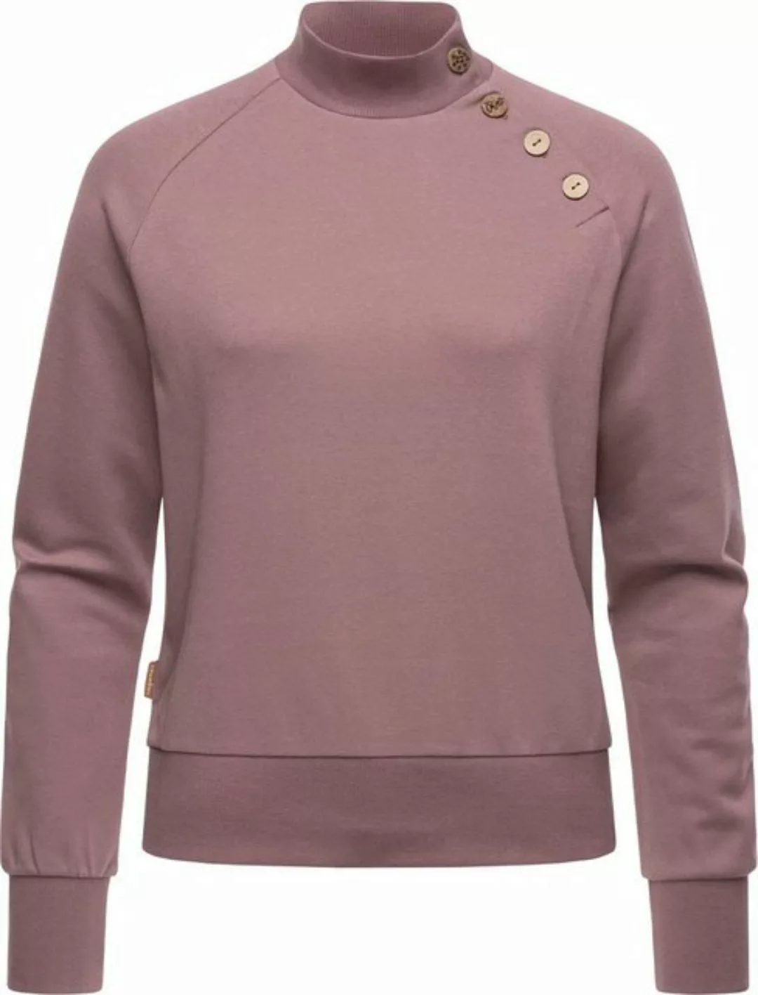 Ragwear Sweatshirt Majjorka Solid Damen Langarmshirt mit Rippbündchen und Z günstig online kaufen