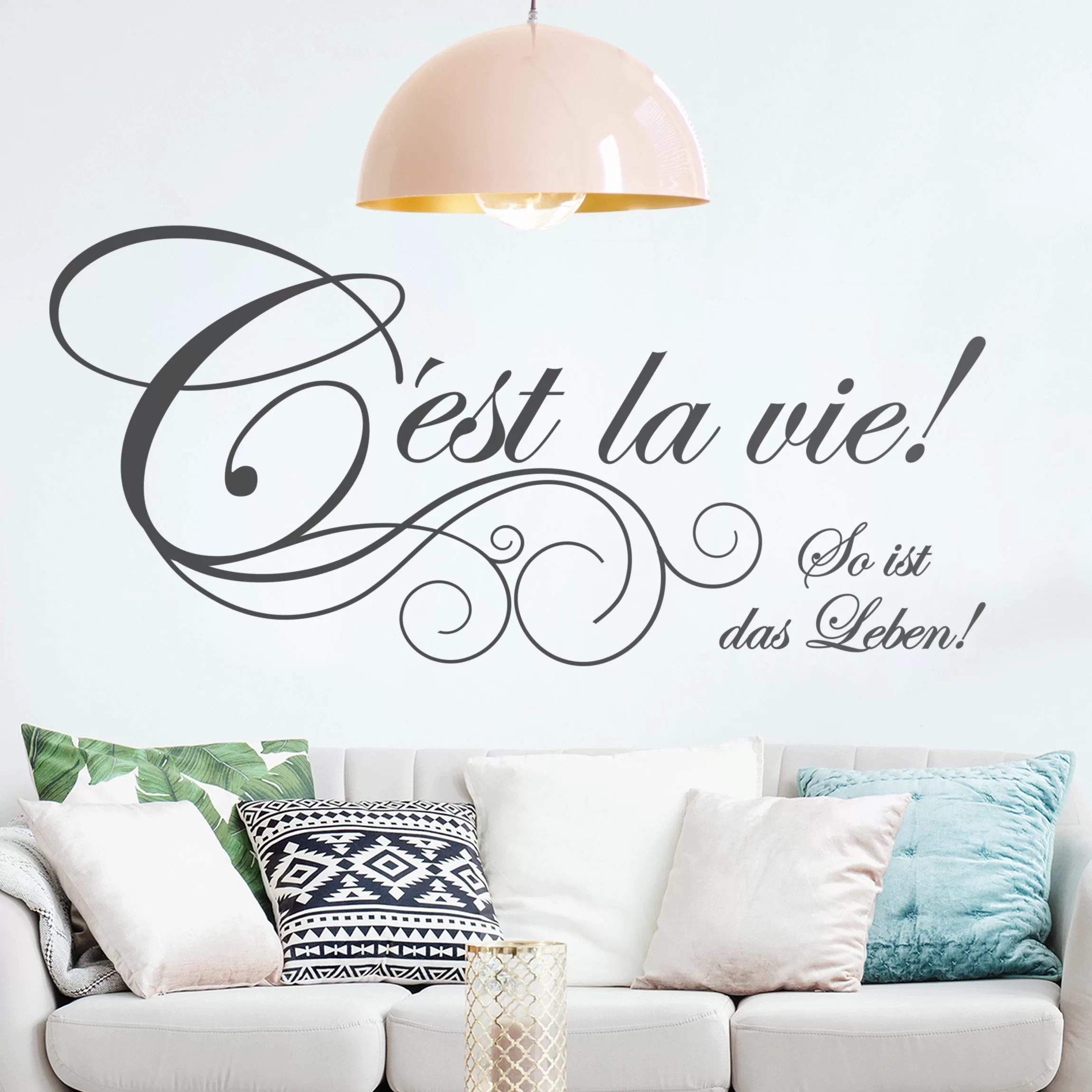 Wandtattoo Spruch C'est la vie! günstig online kaufen