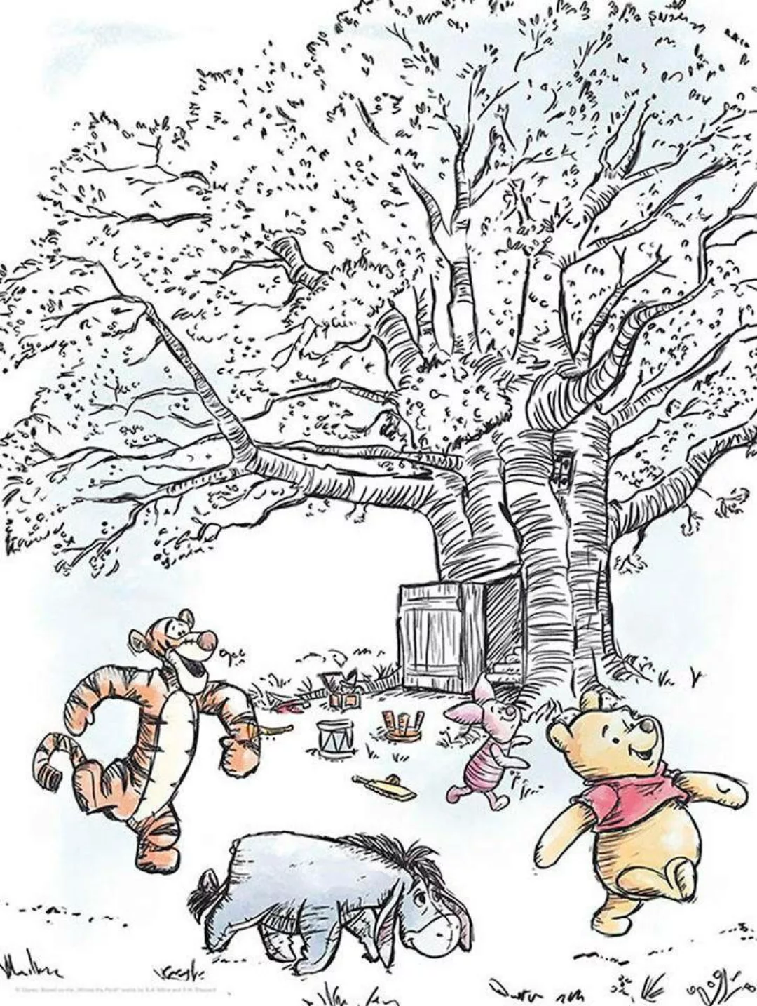 Komar Poster "Winnie Pooh Playground", Disney, (1 St.) günstig online kaufen