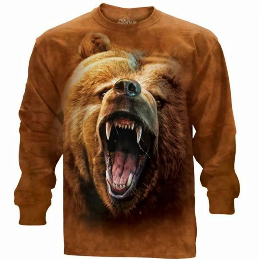 The Mountain Longsleeve Grizzly Growl Bär günstig online kaufen