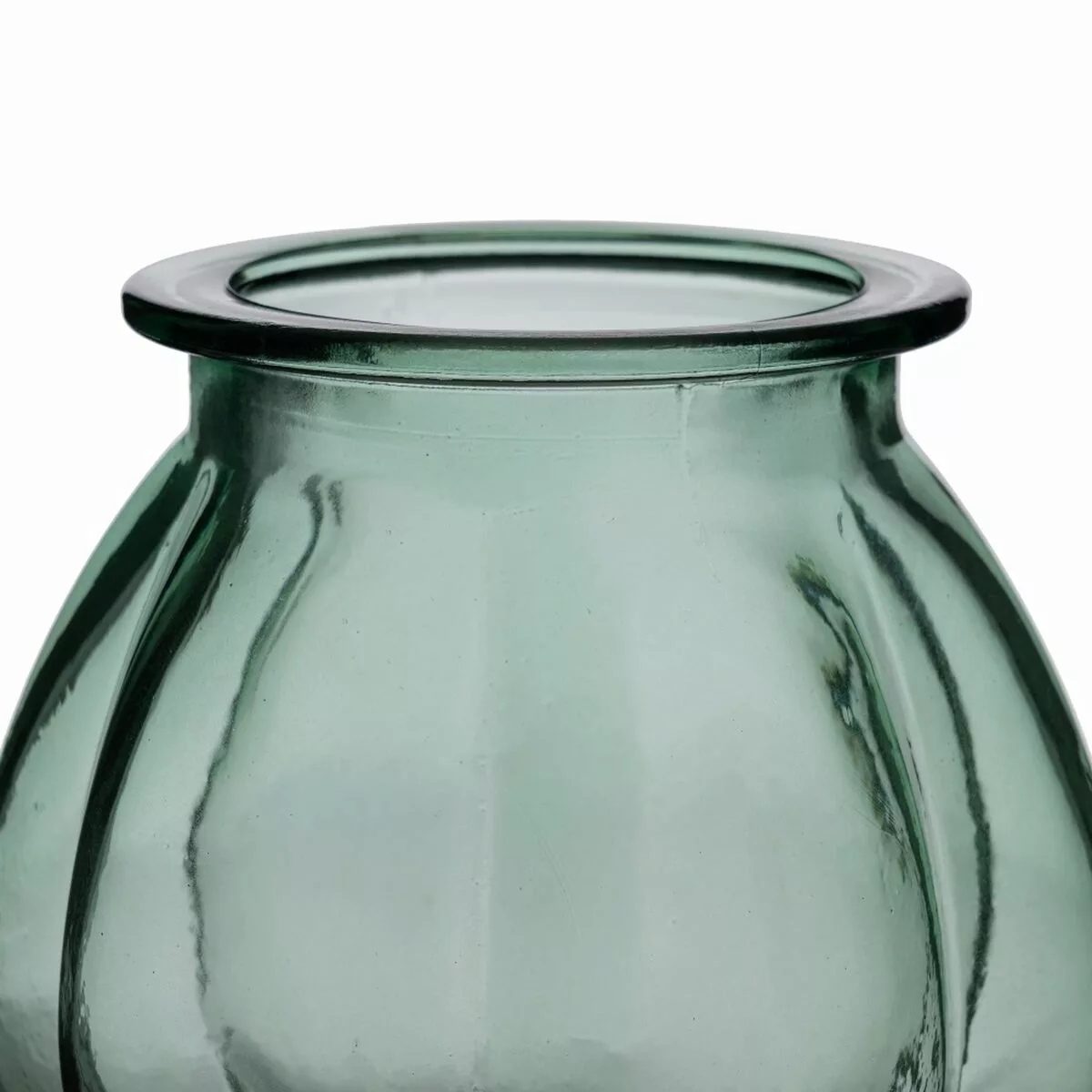 Vase Recyceltes Glas Grün 18 X 18 X 16 Cm günstig online kaufen