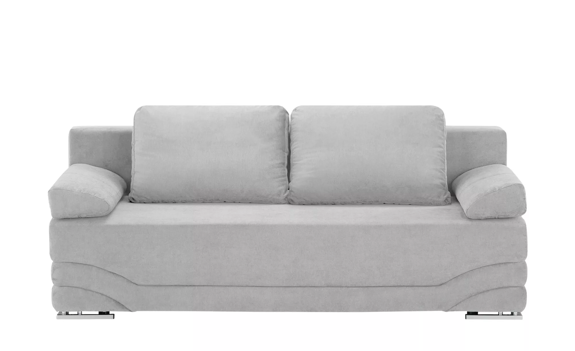 Schlafsofa  Venice ¦ silber ¦ Maße (cm): B: 202 H: 93 T: 97 Polstermöbel > günstig online kaufen