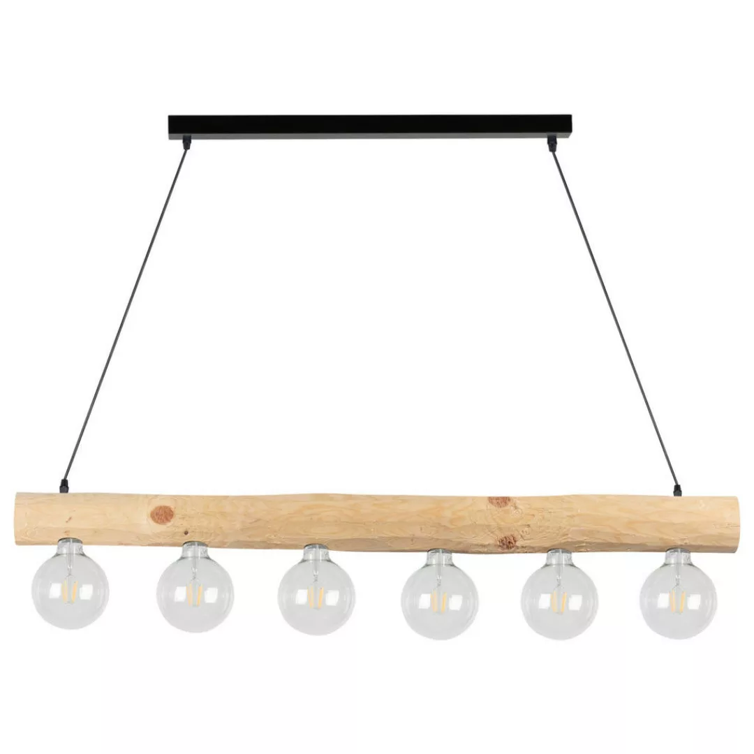 SPOT Light Pendelleuchte  SP-69860604 Trabo Simple natur schwarz Holz Metal günstig online kaufen