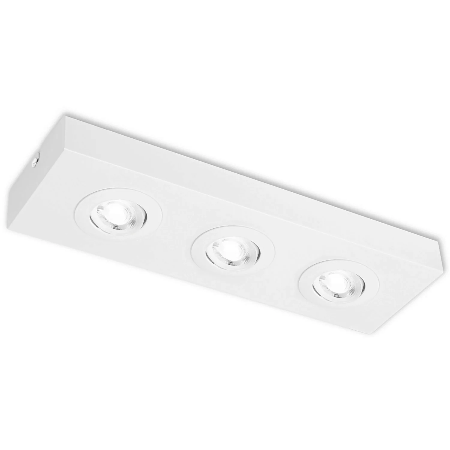 Briloner LED-Deckenleuchte Hoka Schwenkbar CTS Schalter 38,5 cm x 4 cm Weiß günstig online kaufen