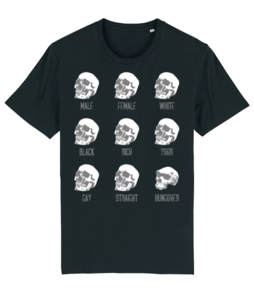 Hungover Skull · Männer Bio T-Shirt Stanley Stella günstig online kaufen