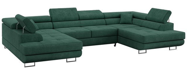 MKS MÖBEL Ecksofa GUSTAW U, Set, Wohnzimmer - Wohnlandschaft, U-Form Couch günstig online kaufen