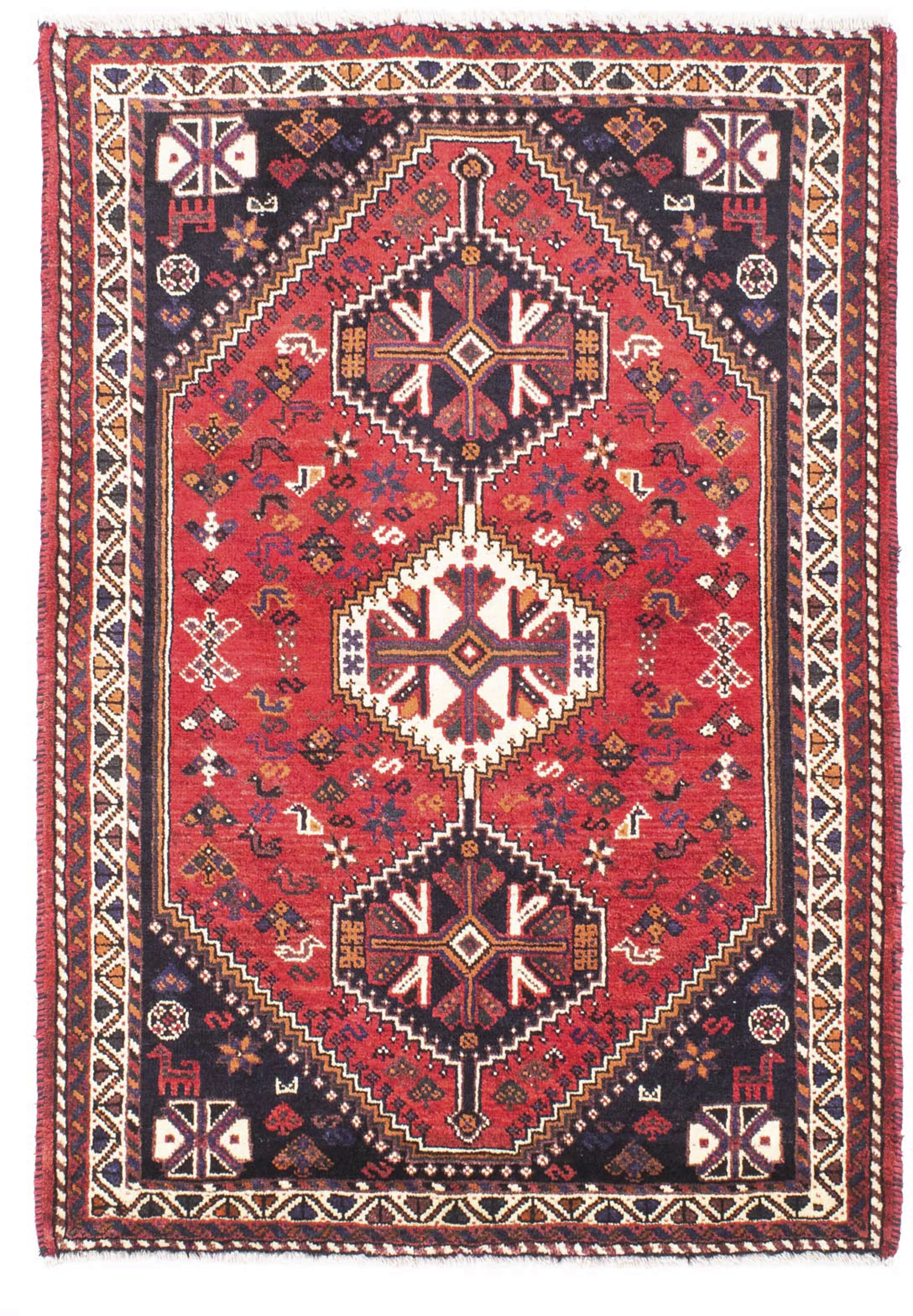 morgenland Orientteppich »Perser - Nomadic - 169 x 115 cm - dunkelrot«, rec günstig online kaufen