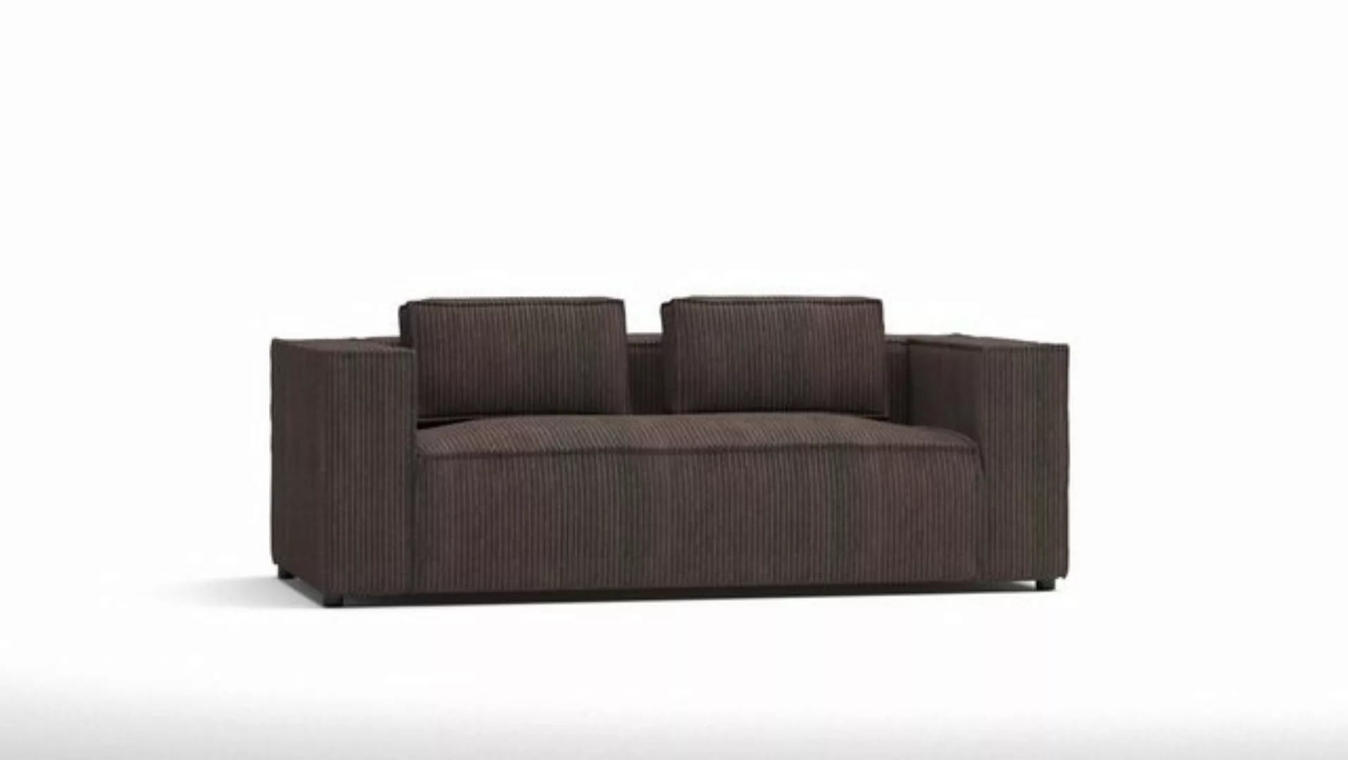 S-Style Möbel 2-Sitzer Cord Sofa Renne, 1 Teile, mit Wellenfederung günstig online kaufen