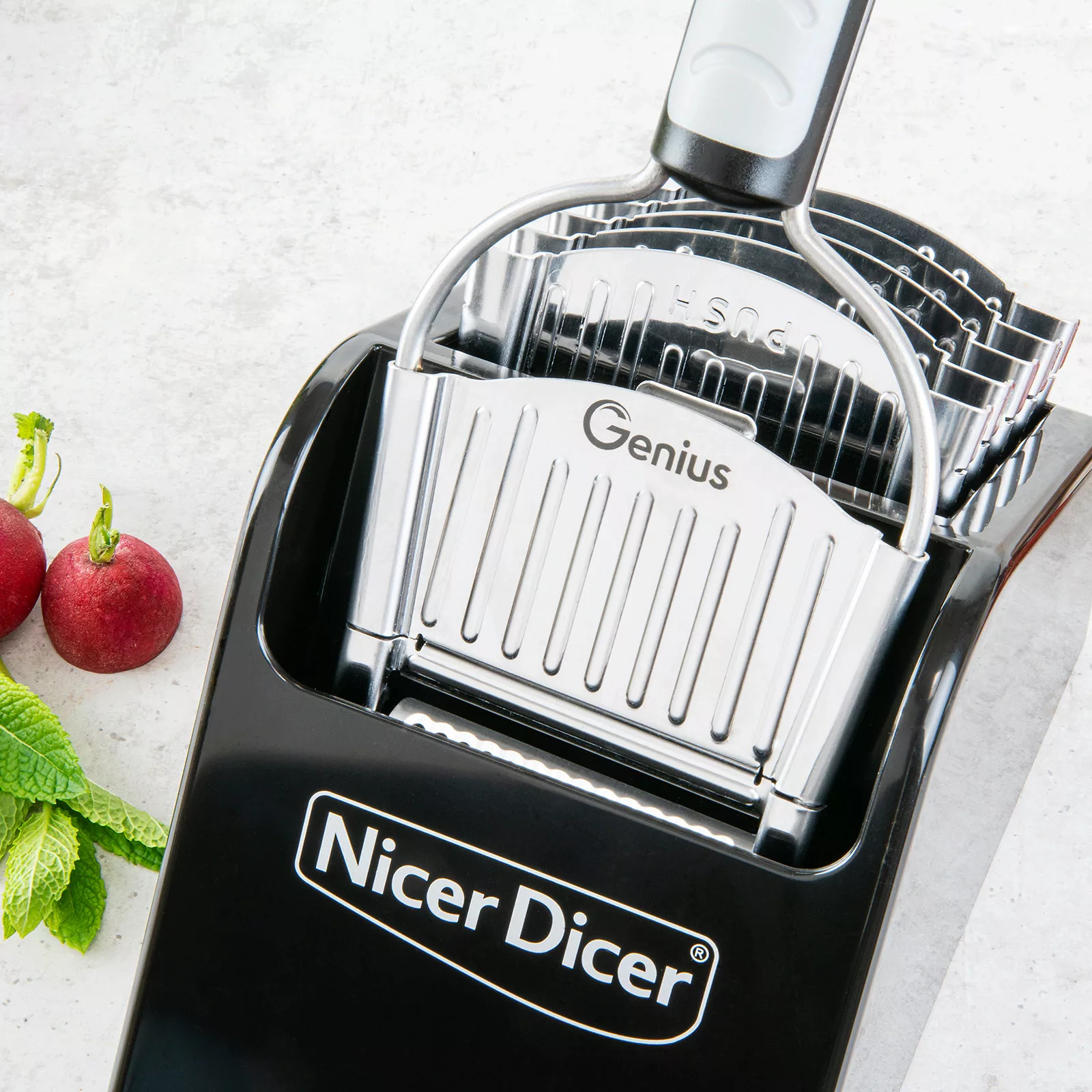 Genius Aufbewahrungsbox "Nicer Dicer Speed", zum platzsparenden Verstauen d günstig online kaufen