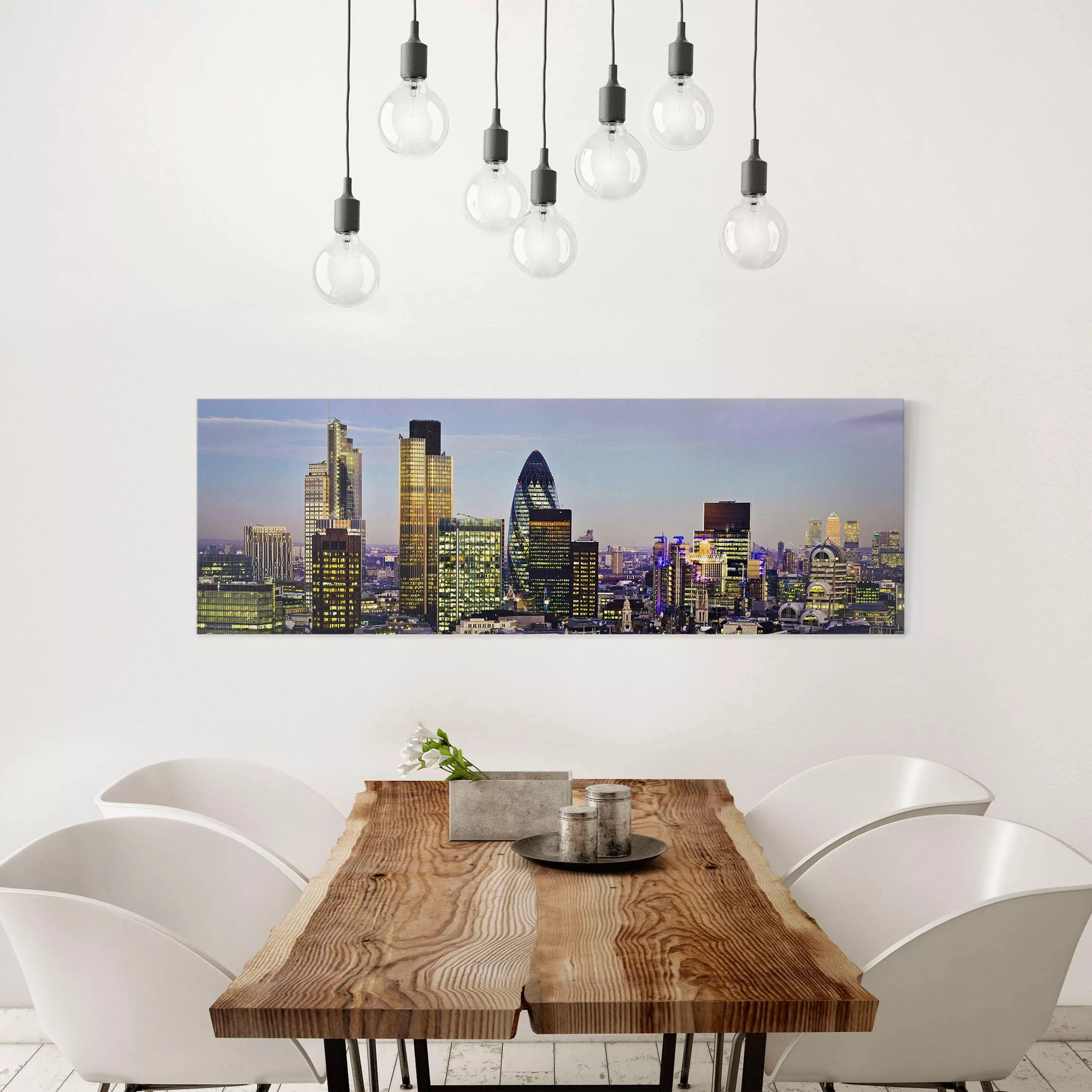 Leinwandbild London - Panorama London City günstig online kaufen