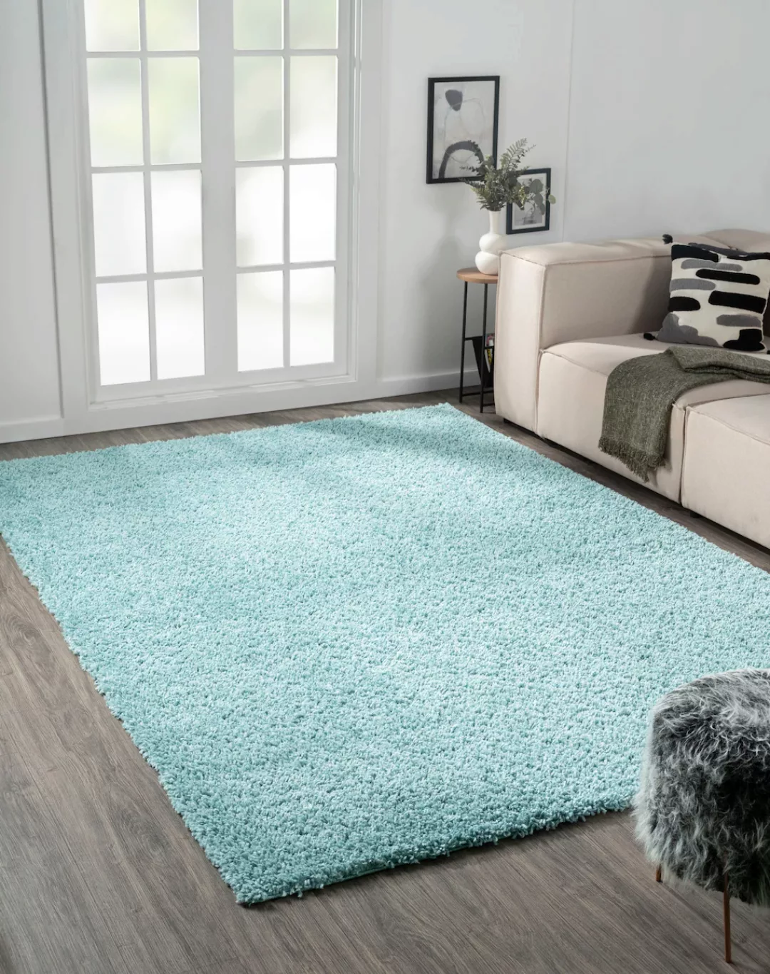 Myflair Möbel & Accessoires Hochflor-Teppich »My Shaggy«, rechteckig, 37 mm günstig online kaufen