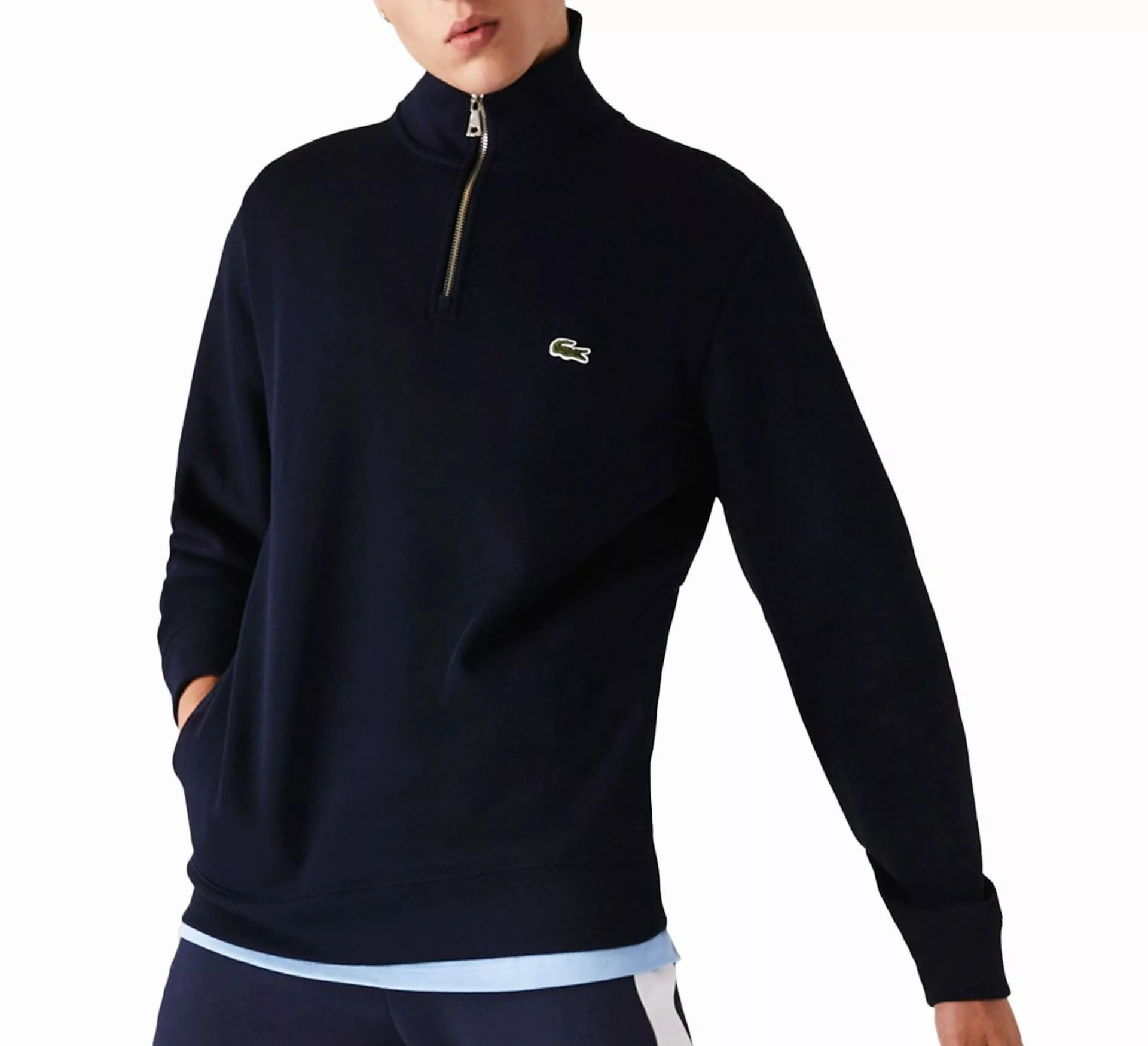 Lacoste Kapuzenpullover Herren Zip Stand-Up Collar günstig online kaufen
