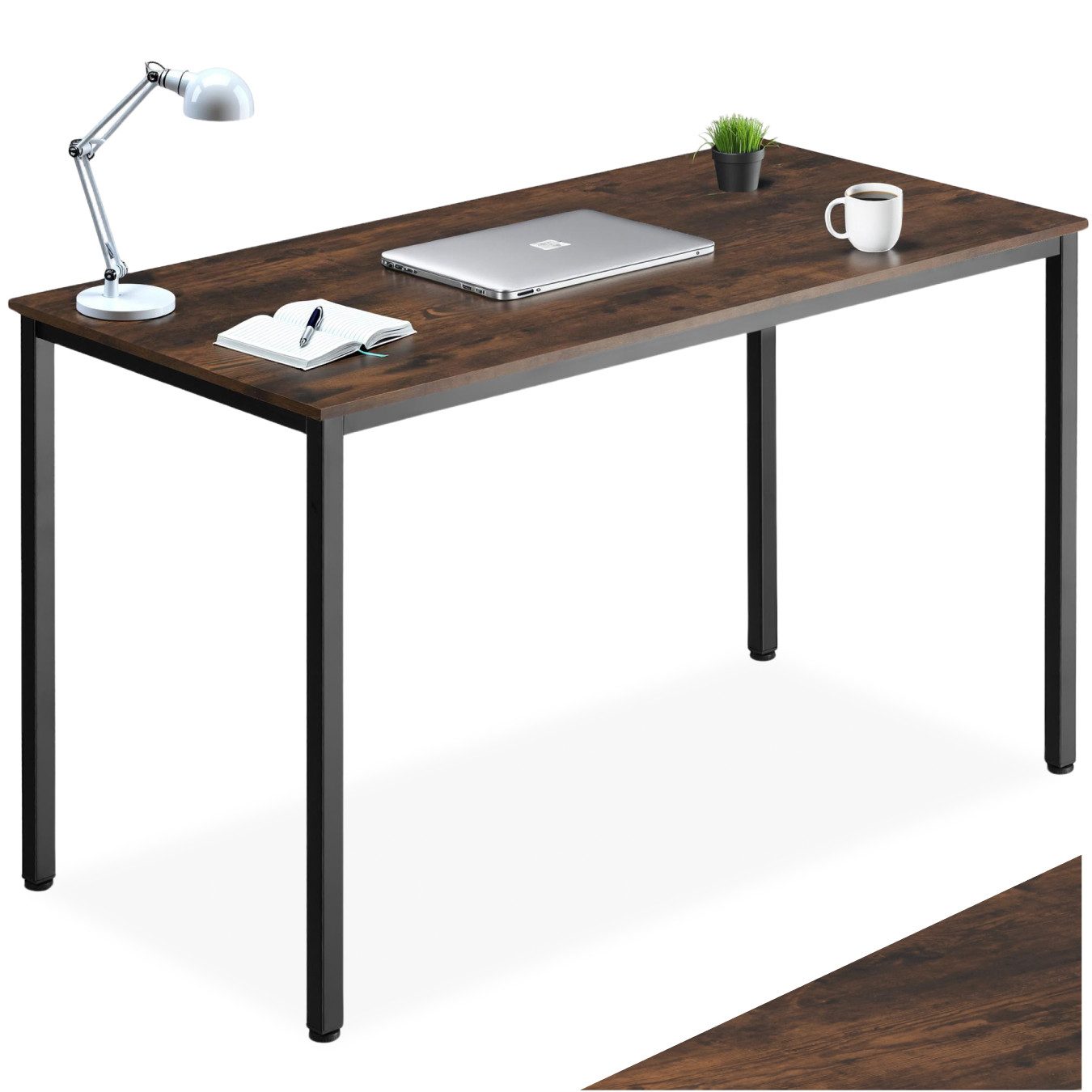 tectake Schreibtisch Computertisch Vanport 120x60x75,5cm (1-St., günstig online kaufen