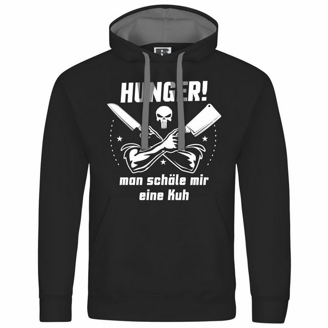 deinshirt Kapuzenpullover Herren Kapuzenpullover HUNGER Man schäle mir eine günstig online kaufen